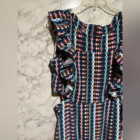 BAR III Womens Printed Cut-Out Shift Dress - Picture 4 of 8